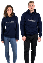 Laden Sie das Bild in den Fotogalerie-Viewer, Mission Equal hoodie navy - unisex
