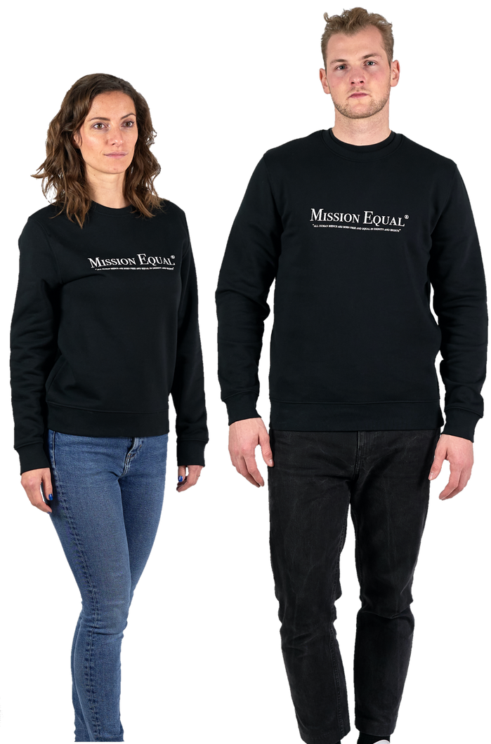Mission Equal Sweatshirt black - unisex